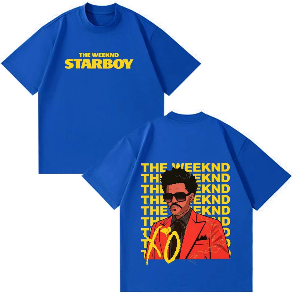 2026 Summer Hot Sale Rapper The Weeknd Music Album Cover T Shirts Men Women Fashion Hip Hop T Shirt Trendy Streetwear for Daily Looks