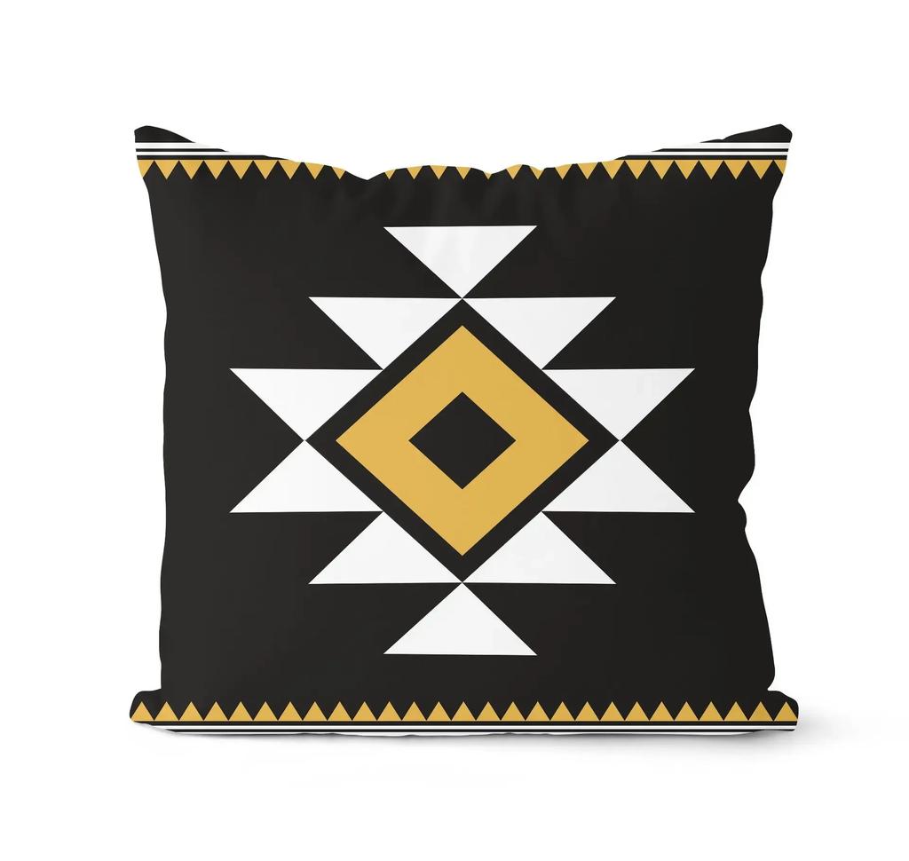 Home Decor Retro Abstract Geometric Tribal Style Print Pillowcase Sofa Pillow Cushion Cover Pillowcase Cushion Funda De Almohada
