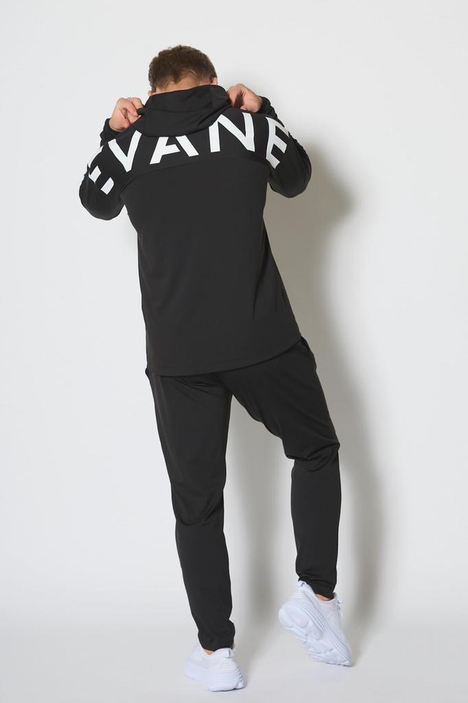 Evan Training Jersey Top and Bottom Set [EVANE] (L, Black/White)