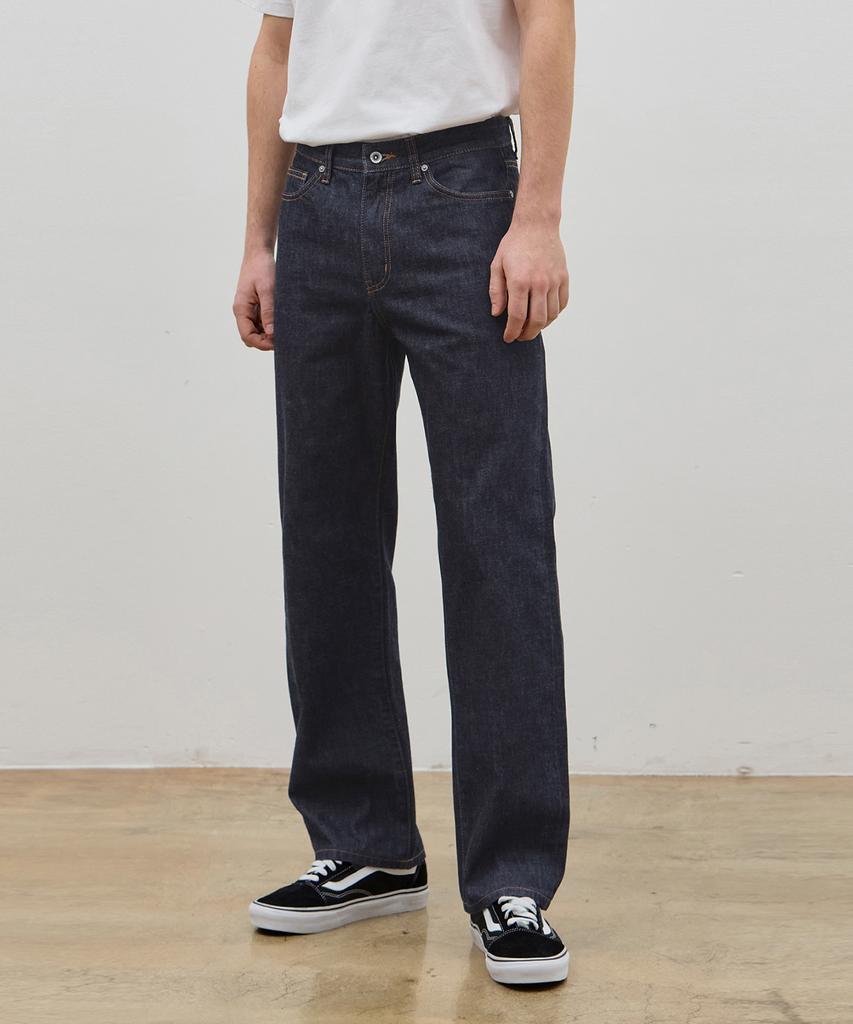 RYUL+WAI Denim Straight Comfort Raw Pants Indigo C5