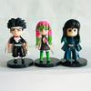 Demon Slayer Kimetsu No Yaiba Zestaw Figurek PVC Do Montażu Dla Kolekcjonerów Anime I Dekoracji Tortu