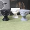Sukkulenten Pflanztopf 3D-gedruckter lippenförmiger Blumentopf, Künstlerischer Skulpturaler Pflanzer mit matter Oberfläche, Multifunktionales Minimalistisches Schreibtischdekor für Wohn