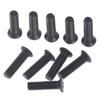 10Pcs Fixing Screw M6*22 Left Hand Thread For 1/2''Unf Drill Chuck Shank Adapter