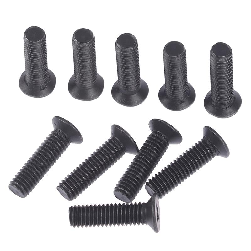 10Pcs Fixing Screw M6*22 Left Hand Thread For 1/2''Unf Drill Chuck Shank Adapter