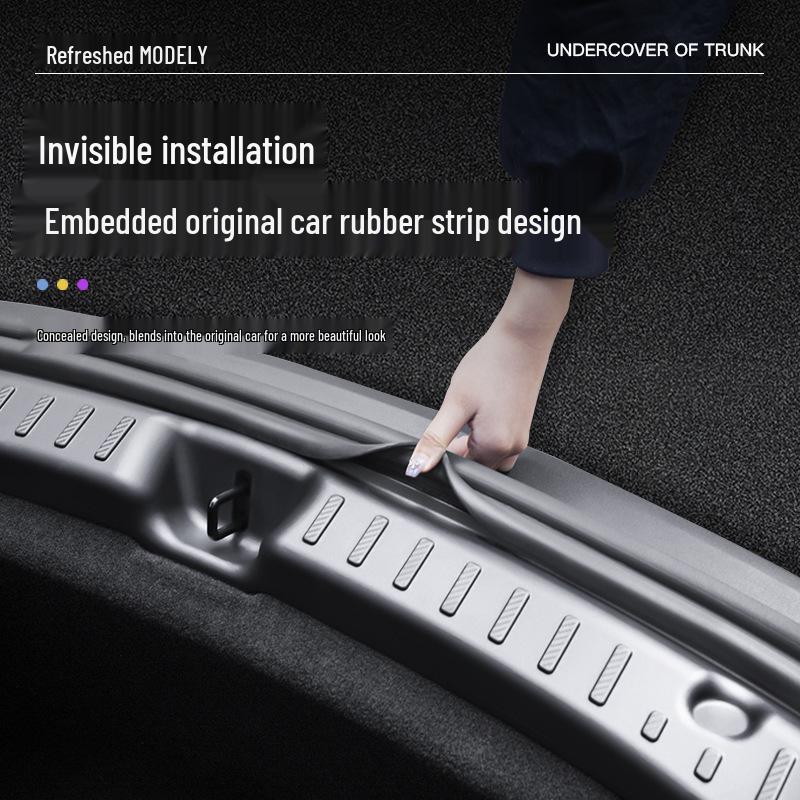 Tesla Model 3/Y Trunk Sill Protector Guard - Anti-Scratch Accessory