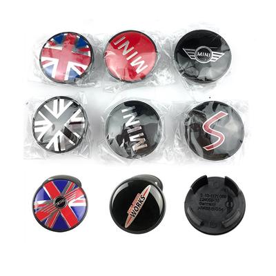4 stuks 54 mm Auto Wielnaafkap Badge Accessoires Voor MINI Cooper S Works JCW R55 R56 R50 R53 R60 R61 F54 F55 F56