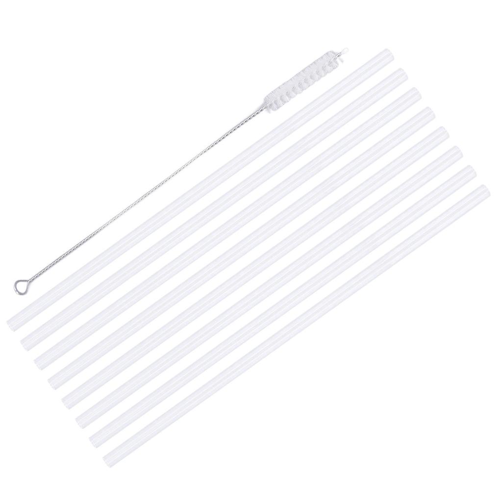 Cup Straws Set 8pcs Straws Replacement Straw Set with Cleaning Brush for 14oz 20oz 30oz 40oz Cup