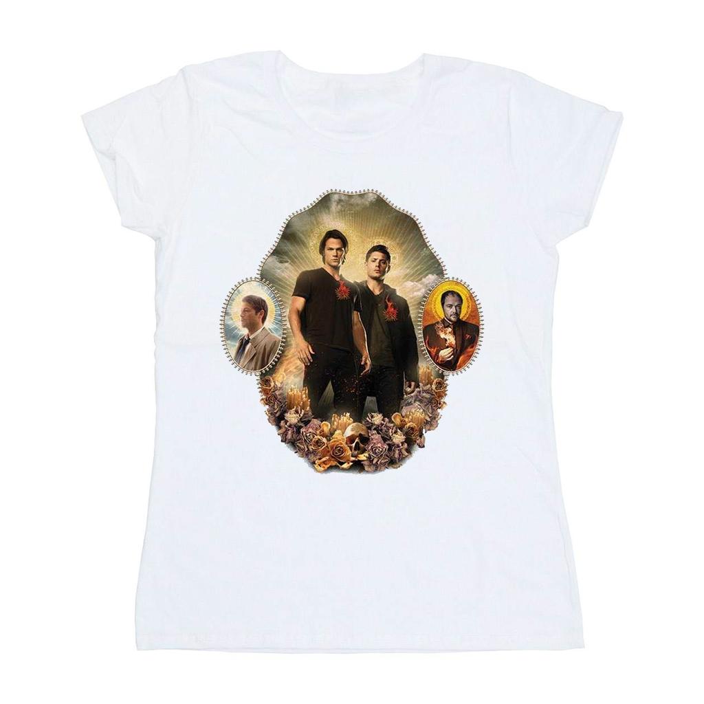 Supernatural Womens/Ladies Holy Shrine Cotton T-Shirt