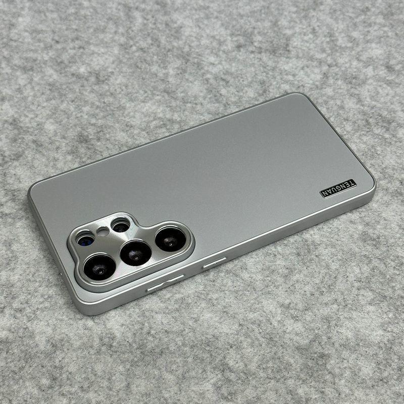 Volledig Aluminium Body Mat Metaallegering Matte Hoes Voor Samsung Galaxy S26 S25 S24 S23 Ultra S26 Plus Metalen Plating Camera Hard Pantser Cover Galaxy S23 Ultra