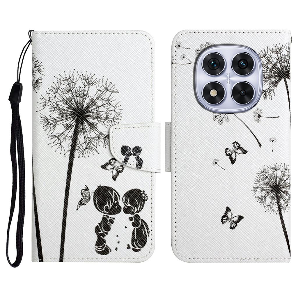 For Xiaomi Redmi Note 14 Pro+ 5G/Note 14 Pro 5G/Note 14 Pro 4G/Poco X7 5G Case Pattern Printing Leather Phone Cover