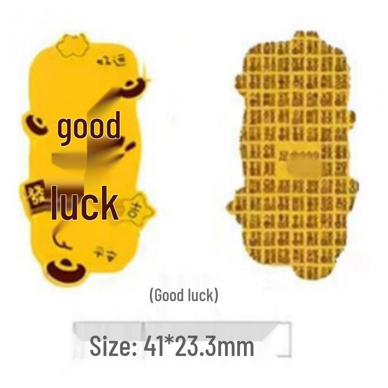 999 Pure Gold Wealth Stickers: Princess, God of Wealth, Treasury, New Year Mobile Decals Gift Pure Gold Mobile Sticker 2mg + Acrylic