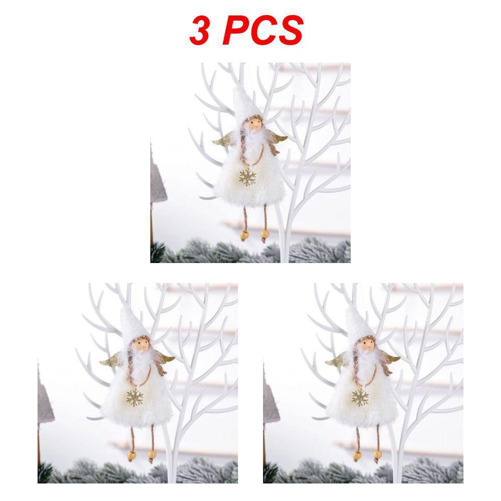 1~10PCS New Year Christmas Elf Doll  Kids Gift Xmas Tree Decor Plush Angel Pendant Christmas Decor 2024 Navidad Home Decor