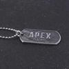 Game Apex Legends Dog Tag Necklace Pendants For Women Men Antique Metal Necklace Jewelry Accessories