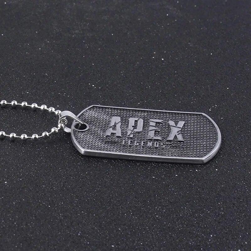 Game Apex Legends Dog Tag Necklace Pendants For Women Men Antique Metal Necklace Jewelry Accessories