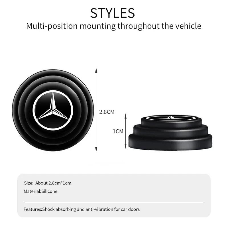 Car Sticker Car Door Switch Anti-shock Pad Silicone Buffer Mats For Mercedes Benz AMG W204 W205 W203 W211 W212 W213 W201 W210 W1