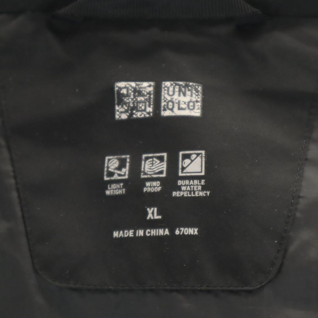 UNIQLO seamless down coat XL black Men's Used