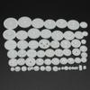 58Pcs/Set Diy Model Motor Gear Kit 0.5 Modulus Plastic Gear Pack Set, Diy Toys