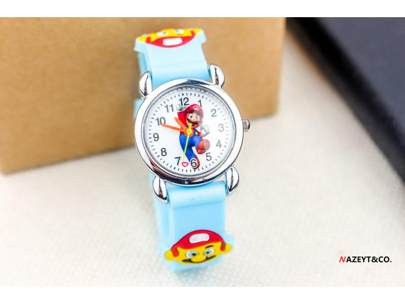 3D Silicone Cartoon Quartz Watch for Kids