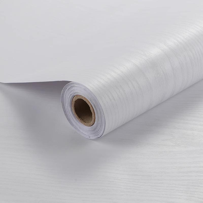 High-End Wood Grain Self-Adhesive Sticker for Furniture, Wardrobe, and Wall Renovation.