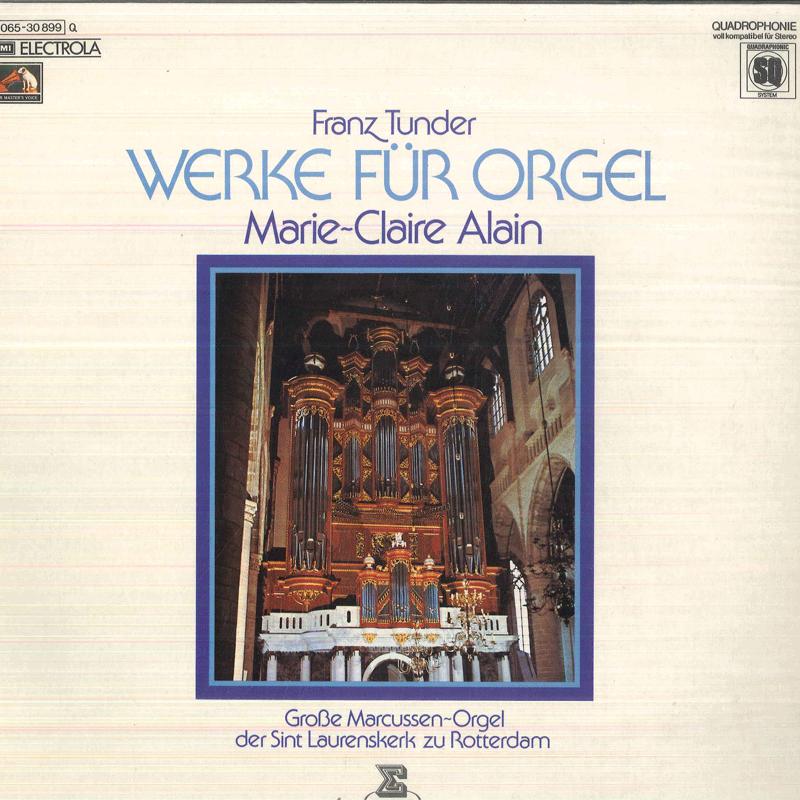 

LP Record MARIECLAIRE ALAIN Tunder Werke fur Orgel 1C06530899Q EMI ELECTROLA 197 Germany Classical Used