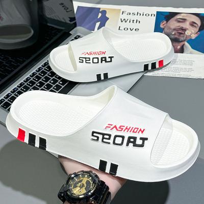EVA Slippers Men's 2025 New Indoor Home and Outdoor Thick Bottom Massage Comfortable Couple Cool Slippers Women