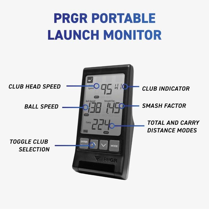 PRGR Black Pocket Measurement Device (with Battery & Carrying Case)