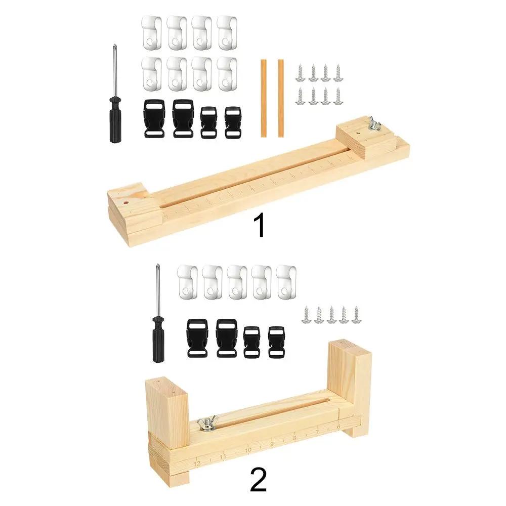 Quality Wristband Maker Wood Material Bracelet Knitting Tool Wristband Knitting Tool Jig Bracelet Maker Wood Paracord Making