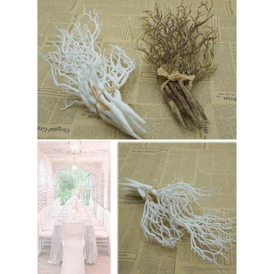 Kleiner getrockneter Baum, künstliche Zweigpflanze, DIY, Basteln, Hochzeit, Party, Heimdekoration
