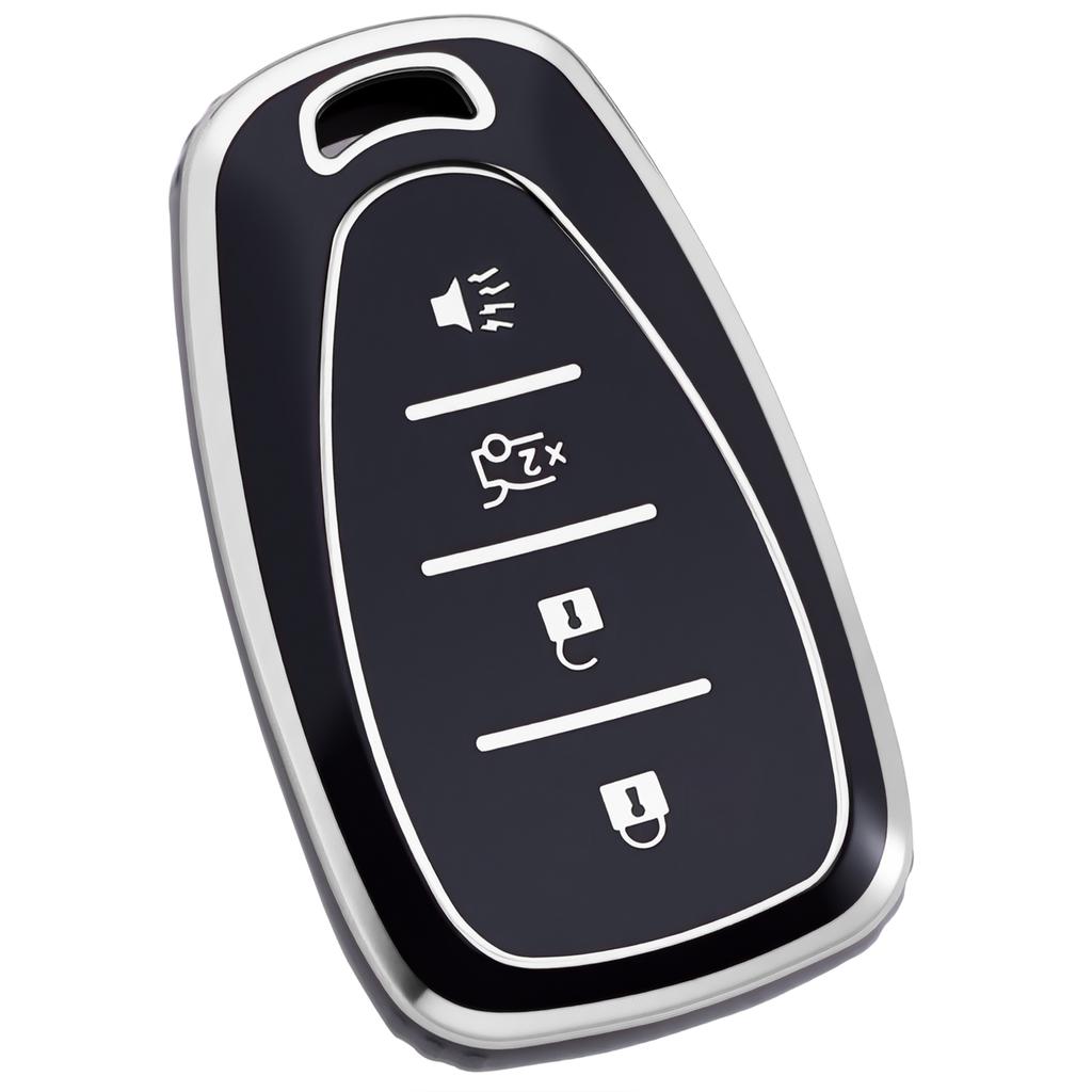 Car Key Cover Case Fits For Chevy Traverse Cruze Chevrolet Equinox Malibu 4/5 Button Silverado