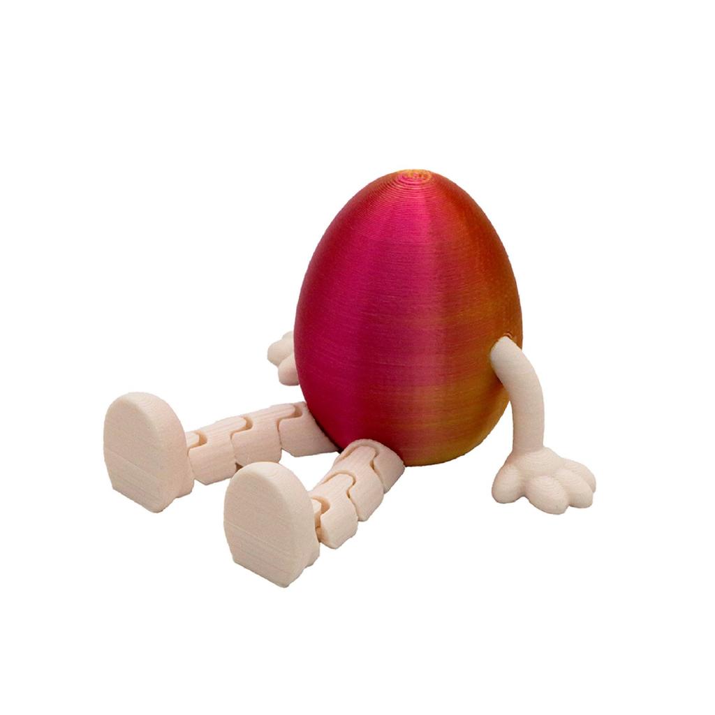 3D-gedrucktes bewegliches Osterhase-Ei-Spielzeug, Kreatives Geschenk, Hasen-Ei-Dekoration