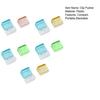 Yousheng 10Pcs Transparent Paper Clip Pusher Reusable File Clips for Students Office No-Punch Binding Document