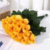 10 Heads Real Happy Flower Mini 10 Colors Valentine's Day Flowers Photography Photo Gift Crystal Grass Bouquet Home Decorative