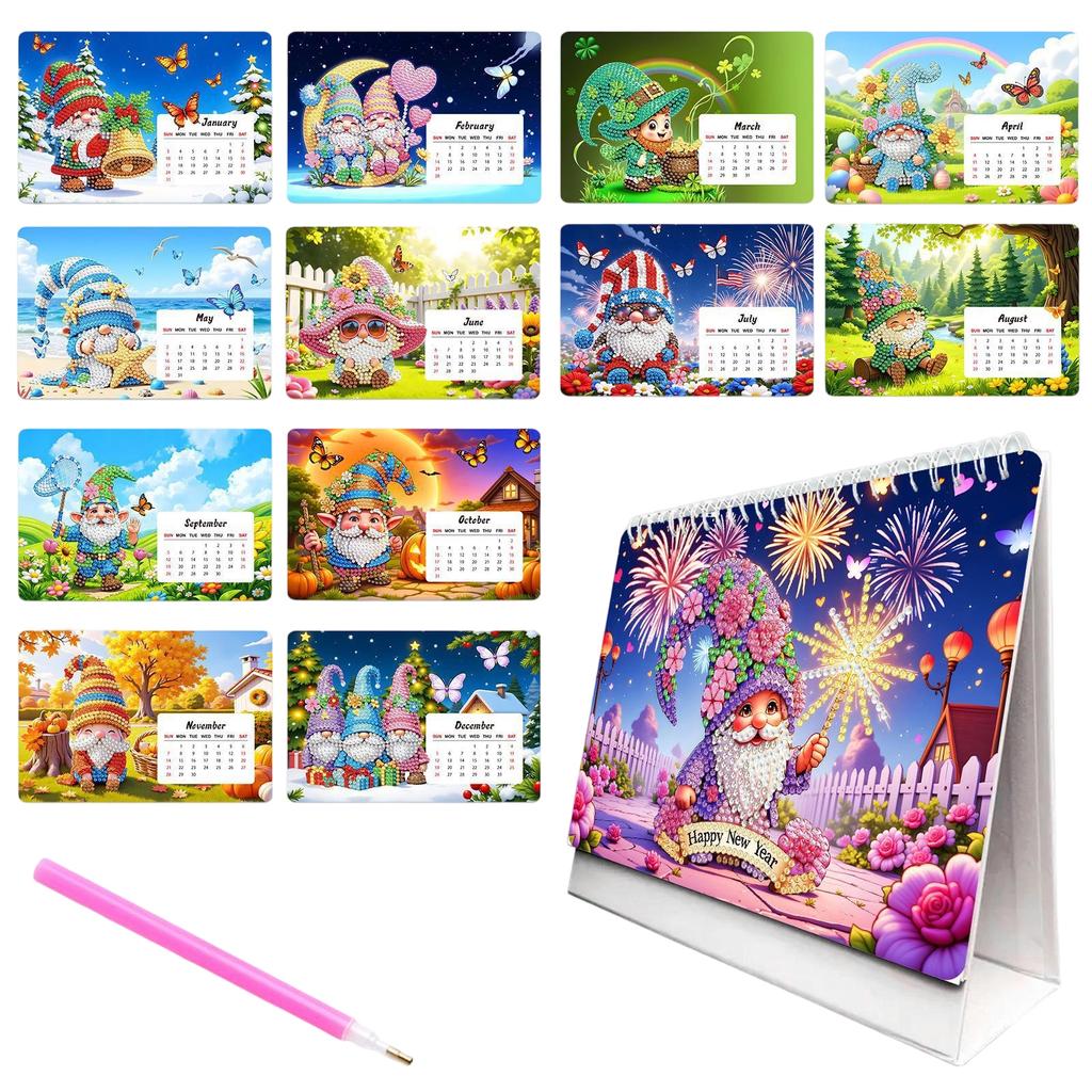 Desktop Calendar - DIY Calendar for Desk, Home Decoration
