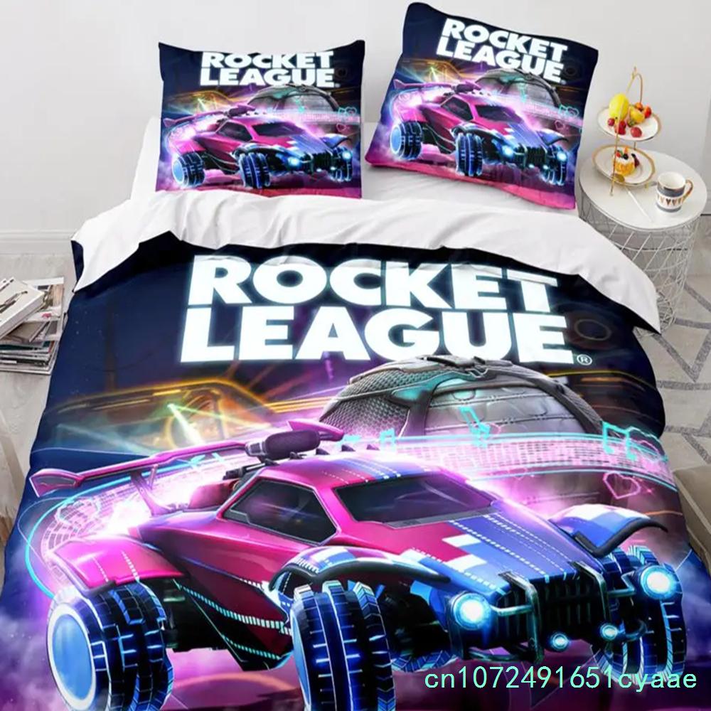Rocket League Bedding Set Bedspread Single Twin Full Queen King Size Car Rocket League Bed Set Boys Bedroom Duvetcover