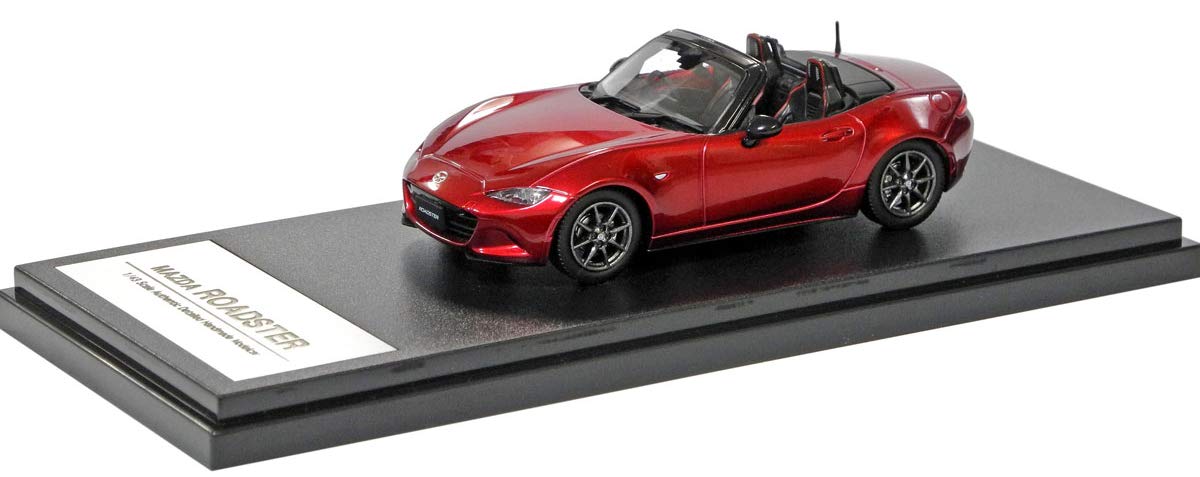 

Inter Allied Hi Story Scale Mazda Roadster RS Soul Red Crystal Metallic Готовая модель HS253RE 1/43 (2015)