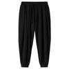 Linen Pants Men Drawstring Waist Relaxed Fit Mens Linen Pants Casual Lightweight Mens Beach Pants Comfortable Men Linen Pants for Daily Wear