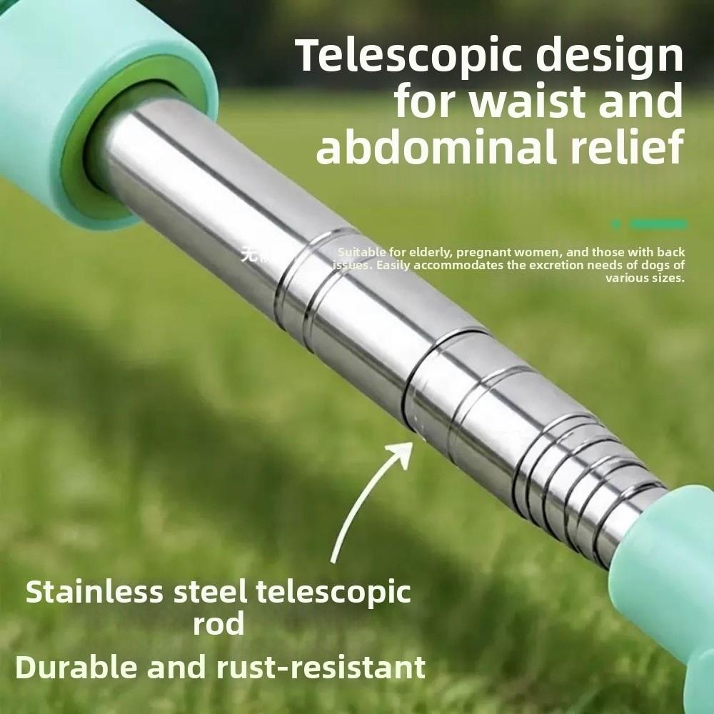 Non-Contact Dog Poop Scooper Retractable Dog Waste Picker Pet Waste Cleaner Friendly Grabber