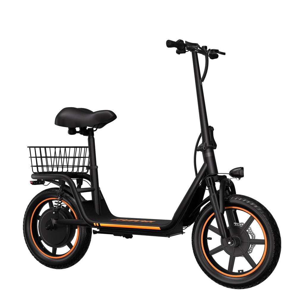 YAMALI X14 City Electric Scooter With Rear Frame 350W Motor 36V16AH Battery 14 Inch Multi Terrain Tires Outdoor Riding E-Scooter For Adult