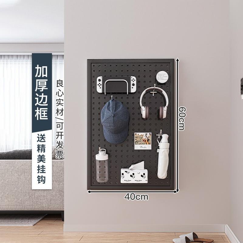 Kitchen Perforated Storage Rack, Wall-mounted Knife Rack, Chopstick Holder, No-drill Space-saving Organizer,Sturdy and Practical