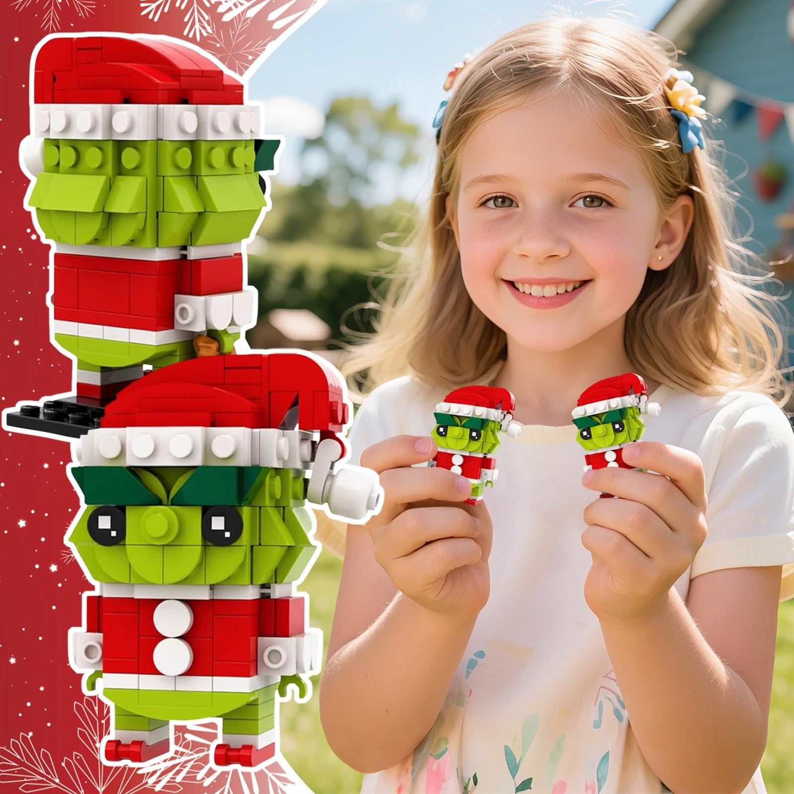 

Милые Смешные Строительные Игрушки Украшения Детские Подарки One Size зелёный