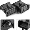 Acouto Dash Air Outlet Vent for Pajero Montero Shogun V31 V32 V33 V43 1 Pair of Dashboard A/C Outlet Front Air Conditioner Vents Left + Right Black