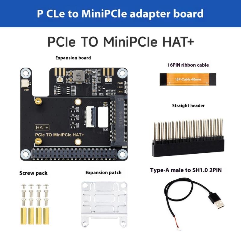 PCIe To Mini PCIe Adapter Easy Installation Wireless Card Adapter Module Expansion Board USB Bluetooth-compatible