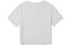 Converse T Shirts Women's White Crew Neck Moderate Straight Fit 10026166-A01