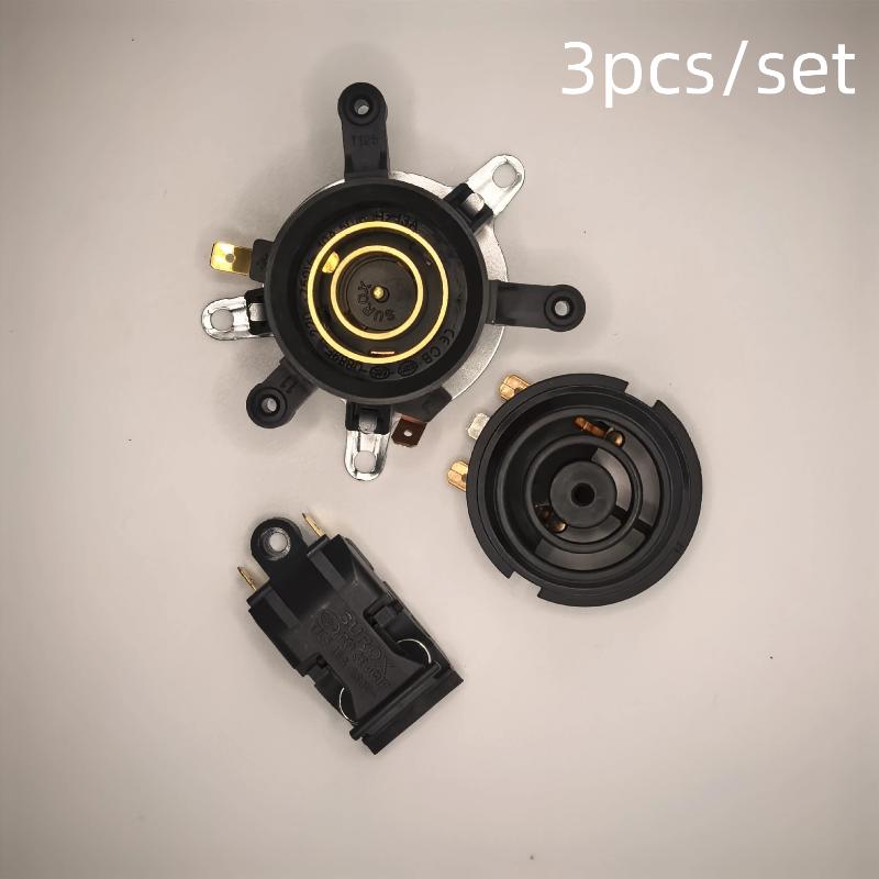 3Pcs Electric Kettle Base Thermostat Temperature Control Switch Connector Coupler Socket Electric Kettle Accessories