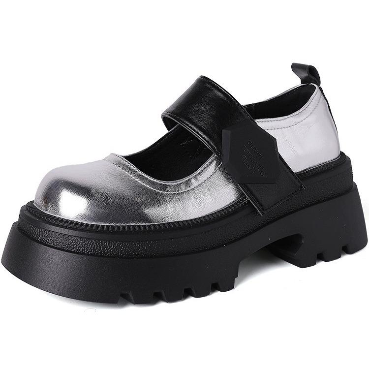 New Chinese Embroidery Black Mary Jane Shoes Women's Spring and Summer New Small Raise the Bottom with Skirt Pumps