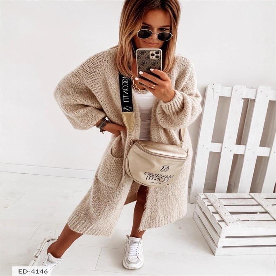 Women's Loose Knit Cardigan Sweater 2025 - New Autumn Winter Coat Top