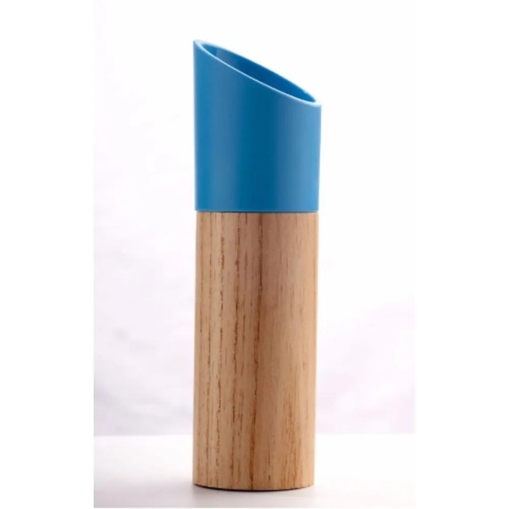 Pentru set de râșniță de sare și piper, echipat cu sticle înalte de sare și piper alb-negru cu rugozitate reglabilă