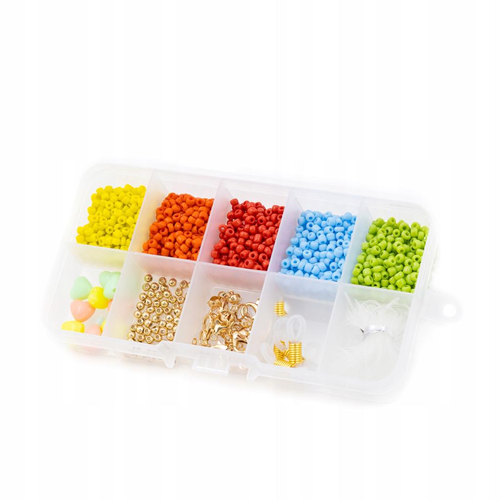 A Colorful Beads For Creating Chain Jewelry