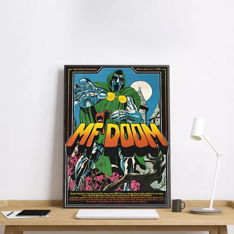 

Постер M-MF Doom HD арт липкий на стену водонепроницаемый для дома гостиной спальни бара эстетичное украшение 21cm×30cm NoFrame
