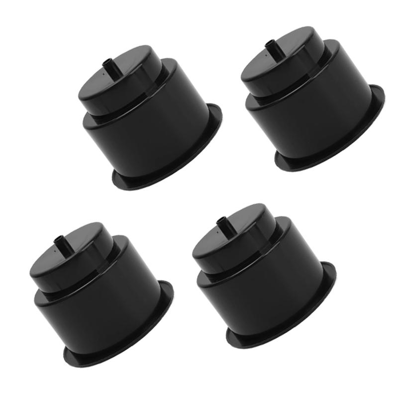 Cup Holder Ert With Drain Feature For Marine Boat RV Camper Interior Table For Surface Black Nylon Secure Beverage Support